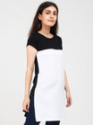 Women's Cotton Color Block Long Top