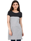 Women's Cotton Color Block Long Top