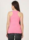 Women's Cotton Plain Sleeveless Light Pink Color Top
