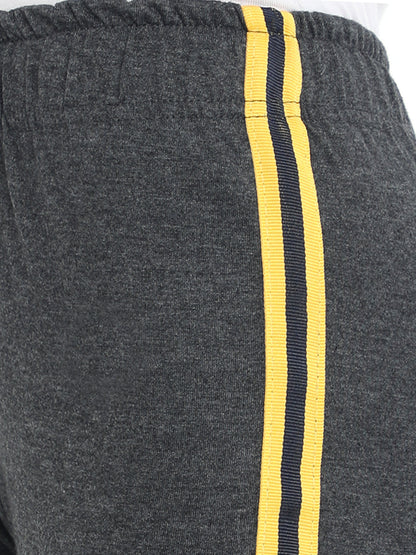 Women's Cotton Charcoal Melange Color Track Pant