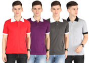 Red Purple Steel Grey & Grey Melange