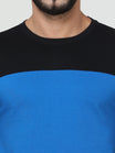Fleximaa Men's Cotton Round Neck Color Block Full Sleeve T-Shirt - fleximaa-so