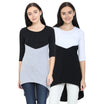 Fleximaa Womens Oval Shape Long Top (Pack of 2) - fleximaa-so