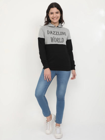 Fleximaa Women's Cotton Printed Sweatshirt/Hoodies - fleximaa-so